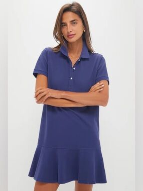 TUCKERNUCK Navy Pique May Polo Dress Medium SOLD OUT